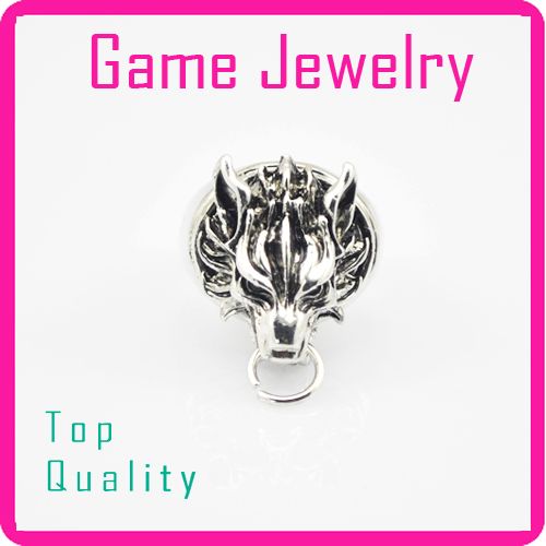 Final Fantasy VII FF7 Cloud Strife Cloudy Wolf Ring  