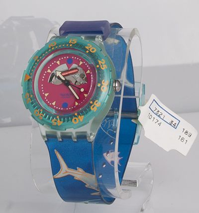 SWATCH WATCH HAPPY FISH SCUBA NEW TAGS 1991  