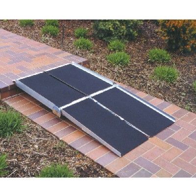   Portable Folding Wheelchair Scooter Ramp 5 Multi Fold 5 Foot  