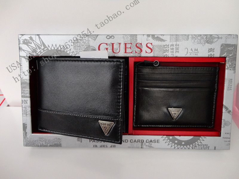 Guess Passcase/Wallet/Business Card Set  