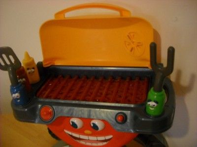 Playskool Talking Grill Charlie Coal Little Tikes Hamburger Hot Dog 