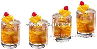   OLD FASHIONED 4p SET New DOF Glasses glass glassware scotch  