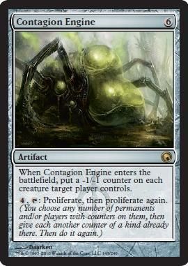 4x MTG Scars of Mirrodin Contagion Engine  