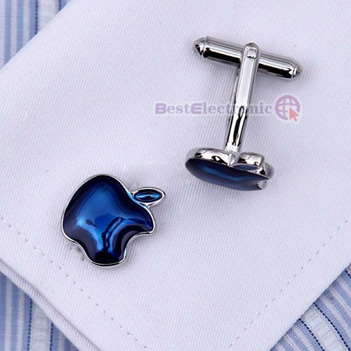 Novelty apple shape cufflinks cuff links new  