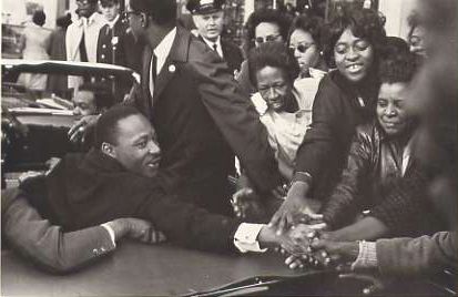   Luther King, Jr. Baltimore 1963 Photograph by Leonard Freed Postcard