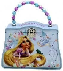 Rapunzel Tin Lunch Box Centerpiece Sandwich Box.  