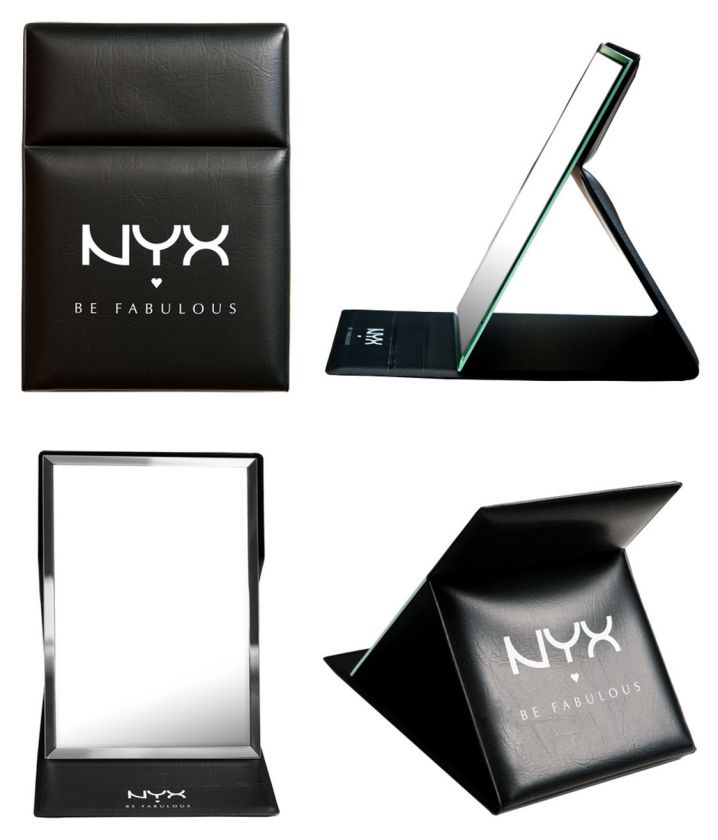 NYX COSMETICS BLACK FOLDING MIRROR  