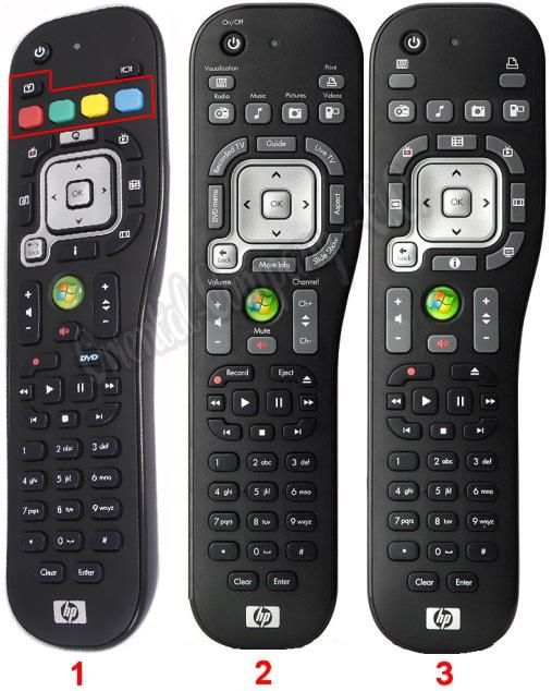 New HP Microsoft MCE Media center IR Remote Control Kit  