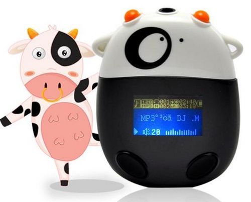 2GB Unique Cow  Player with OLED Screen and FM Radio   Big Moo 