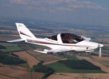 TL 2000 Sting RG Ultralight Airplane Wood Model Small  