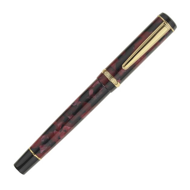 Rosetta MAGELLAN Fountain Pen BURGUNDY / GT M Nib  