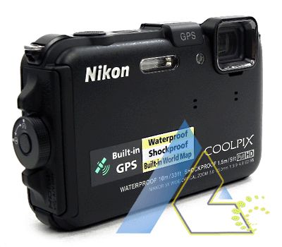 Nikon Coolpix AW100 Waterproof Camera Black+16GB+7Gifts 018208130924 