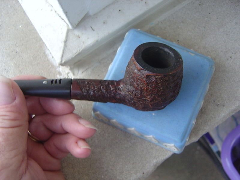 vtg ESTATE SMOKING TOBACCO PIPE EA CAREY MAGIC INCH #6  