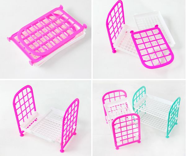 Mini 2 Layer Plastic Storage Organizer Stand Space Save  