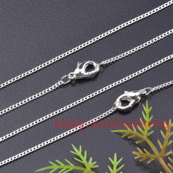 FREE SHIP 20pcs Silver Plated Chains 440x1mm KCH2699  