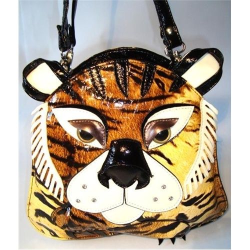   Unique Handbag and Backpack Animal Print Ladies Girls Leopard Gold