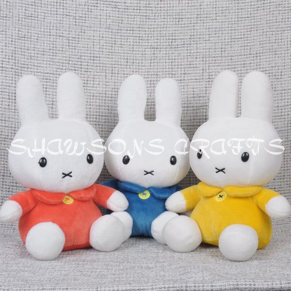 MIFFY BUNNY 12 PLUSH STUFFED SOFT RABBIT TOY IN ORANGE  