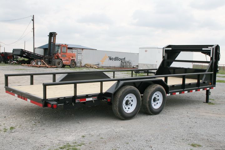 New 20 x 83 Gooseneck Equipment Lowboy Trailer with 7K Axles  