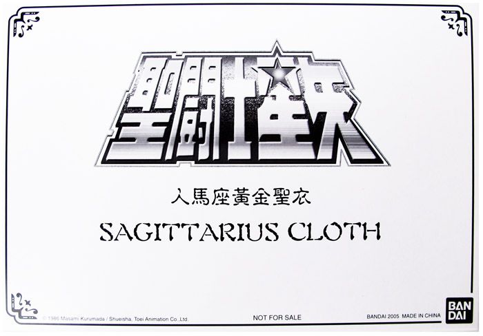 Bandai Saint Seiya Myth Lucky Draw SAGITTARIUS Galaxian War Rare 