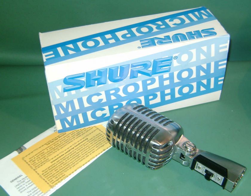 Shure 55SH 55 SH Dynamic Microphone Classic Look NIB  