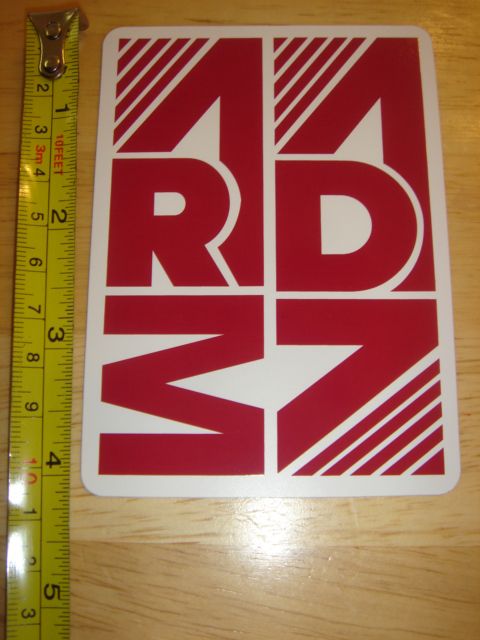 ARMADA Skis STICKER Decal NEW Red  