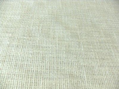 TEXTURED RAYON COTTON DRAPERY FABRIC New NATURAL/IVORY  