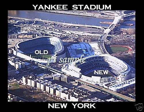 NY YANKEE STADIUM (OLD & NEW)   Souvenir Fridge Magnet  