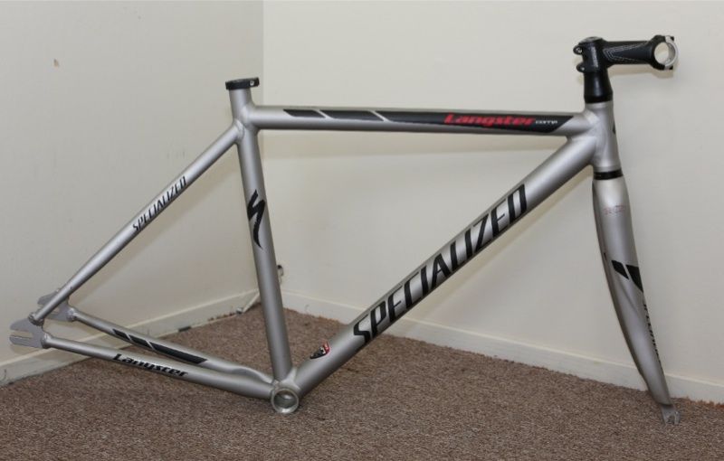 Specialized Langster Comp track fixed gear frame + full carbon fork 