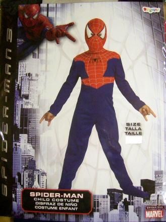 Marvel Spider Man 3 Red & Blue Child Costume Size 7 8  