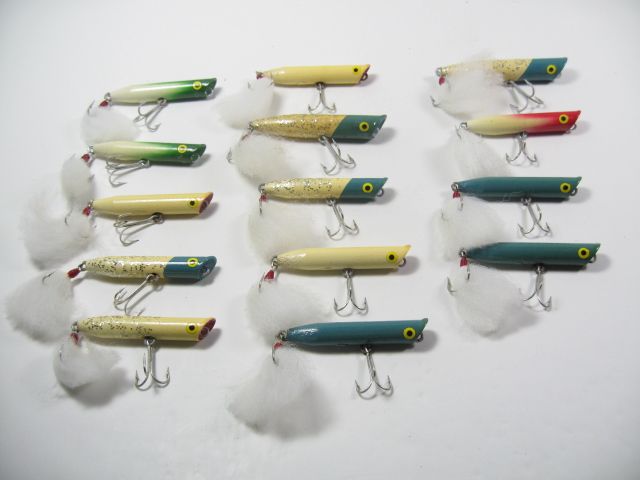 VINTAGE LOT EDDIES TNT SALTWATER STRIPER SURF FISHING LURES  