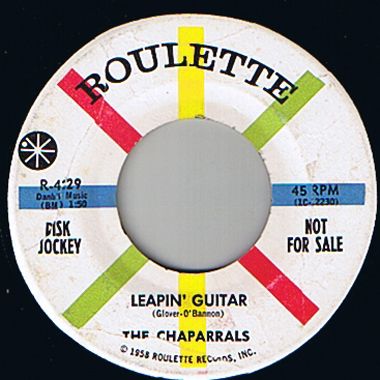 The Chaparrals Rockabilly Surf 45 RPM DJ Promo VG+ 8 Roulette RARE 