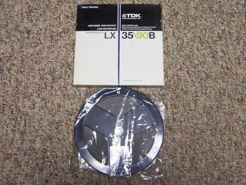 TDK LX3590B 7 Quality Tested Reel to Reel Pro Tape  