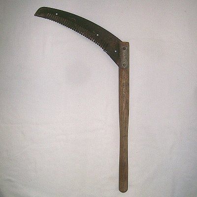   PRIMITIVE CORN STALK CUTTER ~~~ HAND SCYTHE, WEED SICKLE ~~  