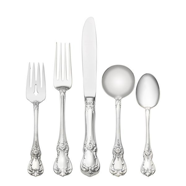Towle Old Master Sterling Silver 5 Pc Dinner Crsp 044228919492  