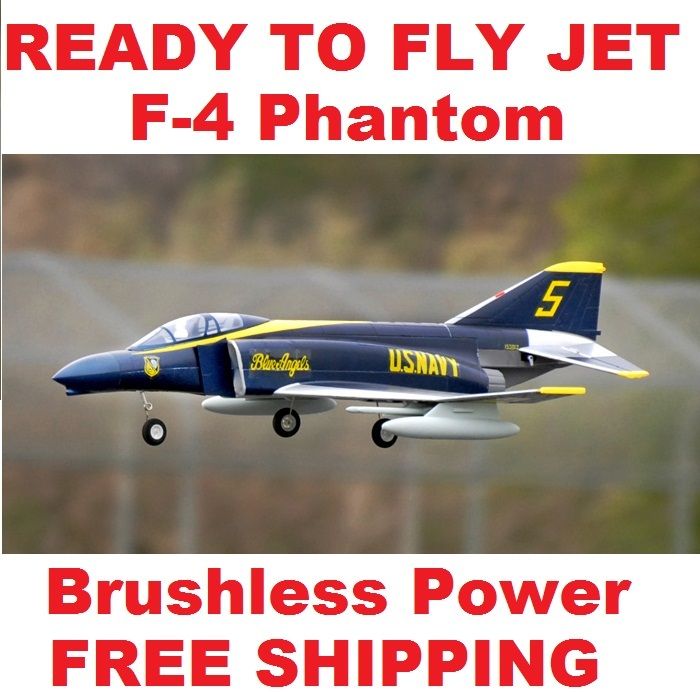 RC JET PLANE Phantom F4 Blue Angel RTF  