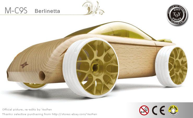 Automoblox Car Wooden Model Toys    Mini C9 S Berlinetta