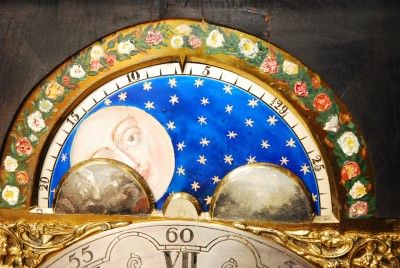   , DAY AND DATE CALANDER GERMAN DOUBLE FUSEE GEORGIAN BRACKET CLOCK