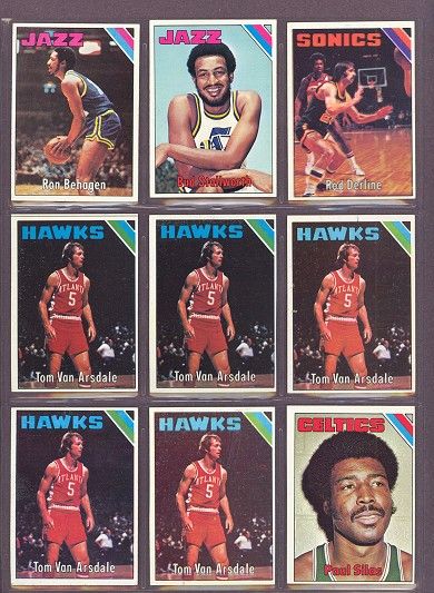 1975 Topps #7 Tom Van Arsdale Hawks (Near Mint) *216254  