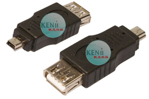 NEW USB 2.0 TYPE A FEMALE TO MINI USB 5 PIN TYPE B MALE F/M ADAPTER 