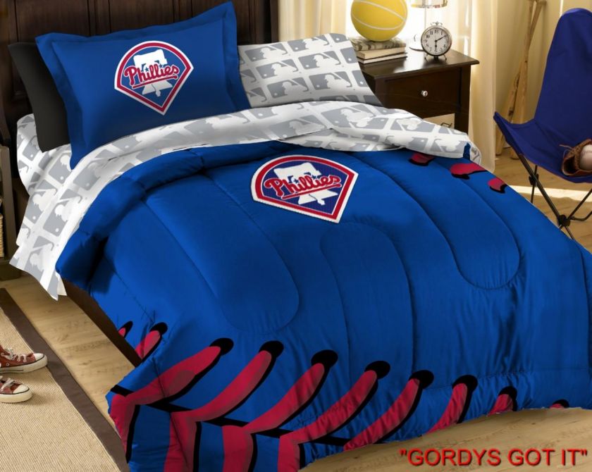 MLB TWIN COMFORTER BED SET *SHAM * SHEET *MORE TEAMS*  